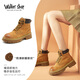 Walker Shop奧卡索馬丁靴女工裝靴戶外休閑徒步登山鞋女大黃靴M145262土黃39