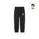 暇步士（Hush Puppies）童裝兒童褲子2025秋冬季新款保暖簡(jiǎn)約舒適休閑褲子 鉆石黑 170 cm