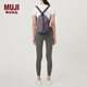 無印良品（MUJI） Walker 不易沾水桶包女包水桶包瑜伽包可手提可雙肩健身包大容量 中灰色4A