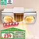 雷士照明壁掛式浴霸衛(wèi)生間燈暖風(fēng)暖安全多功能浴室暖風(fēng)機(jī)掛墻式暖燈取暖器 壁掛-燈風(fēng)雙暖-1500W風(fēng)暖-A款泡