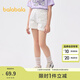 巴拉巴拉童裝兒童牛仔短褲女童2025夏裝新款全棉牛仔休閑中大童寶寶褲子潮 白色調(diào)00311 130