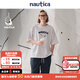 nautica white sail白帆×CityBoy 日系休閑無性別經(jīng)典笑臉多巴胺短袖T恤TW5101 白色1BW L