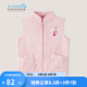 SCHIESSER KINDER兒童男女童法蘭絨印花立領(lǐng)馬甲家居服上衣EB/21553V 女童EF/21554V粉紅7703 140