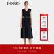 PORTS寶姿女裝2025春夏新款無袖收腰小黑裙LQ8D226TWB005 黑色 XS 2