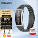 華為（HUAWEI）通話手環(huán) B7 運(yùn)動(dòng)智能藍(lán)牙耳機(jī)二合一防水心率睡眠血氧監(jiān)測(cè)掃碼計(jì)步送男女士朋友禮物10 曜金黑&黑色三珠鋼表帶