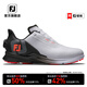 FootJoy高爾夫球鞋男鞋F(xiàn)J全新Fuel運(yùn)動(dòng)輕量golf無(wú)釘鞋運(yùn)動(dòng)防滑耐磨鞋子 55435[旋鈕款]-白/黑/橙 45 碼=美碼9.5碼