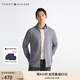 TOMMY HILFIGER春夏季男裝易打理純棉牛津紡微磨毛修身長(zhǎng)袖襯衣襯衫男外套32904 藍(lán)灰色0GY 42