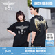 BOY LONDON【金翼鎖鏈】夏季短袖情侶款翅膀燙金潮牌圓領(lǐng)T恤N01918 黑印金N01918 經(jīng)典升級(jí) XL