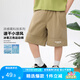 左西男童短褲速干兒童夏季褲子2025新款中大童夏裝五分褲 卡其色 140