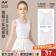 瑁恩·瑁愛（Mn·Mo）女童少女文胸純棉學(xué)生成長發(fā)育一階段莫代爾背心防凸點(diǎn)帶胸墊 乖巧玩伴(米白) 純棉 165 （85A建議體重100-120斤）