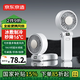 京東京造風(fēng)寶手持小風(fēng)扇便攜式可折疊小型高速節(jié)能風(fēng)扇戶外隨身掛脖大風(fēng)力辦公室桌面風(fēng)扇充電手拿小電扇