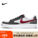 耐克NIKE男女休閑鞋SB ADVERSARY新年紅運動鞋CW7456-005灰/白紅43