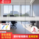 墨斗魚 磨砂玻璃腰線防撞警示貼公司酒店辦公室防窺貼膜2條12*120CM