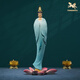 銅師傅云影觀(guān)世音菩薩擺件銅工藝品觀(guān)音禪定客廳桌面裝飾