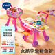 偉易達（Vtech）過家家玩具女孩廚房購物車手推車兒童仿真做飯?zhí)籽b2-5歲生日禮物