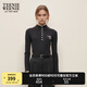 Teenie Weenie小熊女裝春季簡(jiǎn)約輕運(yùn)動(dòng)風(fēng)假兩件半高領(lǐng)毛衣針織衫女 深灰色 M 165