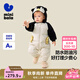 迷你巴拉巴拉【三防】羽絨連體衣嬰兒衣服寶寶爬服加厚2025秋冬新款 奶白10504 73