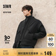 森馬棉服男防水防油防污防風(fēng)冬裝厚飛行員棒球領(lǐng)夾克109724112101