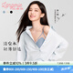 蘭卓麗（Langerie）【李一桐同款】清泉水內(nèi)衣女涼感輕薄舒適透氣三角杯文胸夏 星空藍 M (160) 建議適穿70ABC、75AB