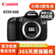 佳能 Canon 60D 70D 80D 77D 90D APS畫(huà)幅中端級二手單反相機 60D 單機 95新