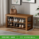 竹藝佳中古風(fēng)換鞋凳家用可坐鞋架入戶(hù)穿鞋凳簡(jiǎn)約門(mén)口小型長(cháng)條坐凳鞋柜子 茶色 70【簡(jiǎn)易款】