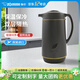 象?。╖O JIRUSHI）保溫壺?zé)崴畨厝毡驹b進(jìn)口飲水壺玻璃鍍銀內(nèi)膽開(kāi)水瓶AH-GB10 灰色TD1L
