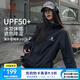 駱駝雪殼防曬衣女2025春夏防曬UPF50+戶外休閑皮膚衣外套男 C15BAY6016B，幻影黑 ，中性 XL