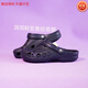 crocs卡駱馳老貝雅洞洞鞋同款男女戶(hù)外涼鞋情侶防滑沙灘涼拖鞋 老貝雅-深藍色 36
