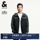 杰克·瓊斯（JACK&JONES） 春季時尚百搭潮寬松連帽透氣拼色設計外套夾克上衣男裝2251SP004