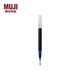 無(wú)印良品（MUJI） 口袋筆替芯 凝膠中性墨水 學(xué)生文具 順滑中性筆筆芯 替換芯 黑色 1