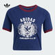 阿迪達斯 （adidas）Originals三葉草2025年女子GRFX TEE短袖T恤 JW6033 L
