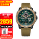 西鐵城（CITIZEN）光動(dòng)能手表藍(lán)天使空中之鷹系列藍(lán)寶石鏡面多局電波多功能防水夜光 JY8074-11X 黃景瑜同款空中之鷹