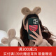 向晚 發(fā)箍毛絨兔耳朵發(fā)箍女洗臉頭箍發(fā)卡頭飾發(fā)箍高顱頂可愛發(fā)飾頭箍