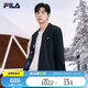 FILA 斐樂(lè)官方男子運(yùn)動(dòng)外套2025春夏時(shí)尚內(nèi)里印花基礎(chǔ)休閑針織夾克
