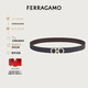 菲拉格慕（Ferragamo）男士雙面GANCINI可調(diào)式腰帶 0686671_C _100（禮物送男友）