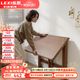 樂系（LEXI）實木折疊書桌電腦桌臺式家用簡易辦公桌椅出租屋臥室學(xué)生學(xué)習(xí)桌 80cm折疊桌-胡桃色【免安裝】