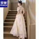羅蒙（ROMON）官方晚禮服裙女2026新款高級感生日宴會(huì )輕奢小眾絕美中式旗袍年 圖片色 3XL