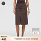lululemon丨City Sleek 女士高腰半身裙 LW8ALKS 濃縮咖啡色 26