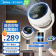 美的（Midea）空氣循環(huán)扇家用電風扇空調伴侶遙控節(jié)能省電臺立兩用搖頭落地扇臥室客廳低噪對流輕音凈化扇 【負離子凈化 語音控制】GAI24JK