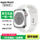 Apple watch S8二手蘋果手表iwatch s8多功能電話二手智能運動手表男女款通用 S8/GPS+蜂窩/不銹鋼/銀色 【準新未使用】45mm全套原裝