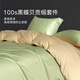艾美家100支四件套新疆長(cháng)絨棉100%純棉貢緞床單被套床品套件 尼羅河花園（綠）