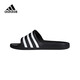 阿迪達斯 （adidas）男鞋女鞋ins輕便一字拖F35543 黑色  38 
