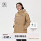 KOLON SPORT/可隆中量羽絨服 女子壓膠連帽冬GTX防風(fēng)寬松鵝絨外套夾克 LKDJ4WTK16-BE 米黃 M 165/88A