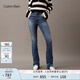 Calvin KleinJeans25春夏女士美式復(fù)古懷舊風(fēng)ck微彈高腰微喇牛仔褲47B947G VRN-牛仔淺藍(lán) 26
