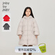 jnby by JNBY江南布衣童裝冬羽絨服中長(zhǎng)款拜年服加厚保暖男女童兒童1NAC12620 250卡其 150