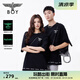 BOY LONDON【夜光logo】春夏情侶款字母夜光印花潮牌休閑短袖T恤N01908 黑色 S （碼數(shù)偏大，建議選小1碼）