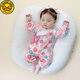 G.DUCKKIDS嬰兒連體衣春秋連身衣女寶寶超萌全棉滿(mǎn)月公主哈衣新生兒百天爬服 粉色(云朵)長(cháng)袖哈衣 80cm