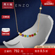 周大福ENZO 彩虹系列 18K金多彩寶石鉆石項(xiàng)鏈女EZV8482生日禮物 EZV8482