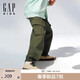 GAP男童2025春季新款大口袋束口工裝長(cháng)褲百搭兒童裝休閑褲675289