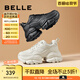 百麗（Belle）老爹鞋女商場同款潮酷百搭休閑運動鞋A6F2DAM4 黑色 38 (240mm)